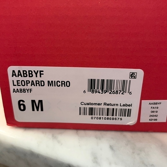 new! American Rag Abby Ankle Booties in Leopard Microsuede Size 6 - Picture 9 of 11